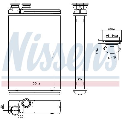 NISSENS Siltummainis, Salona apsilde 71158