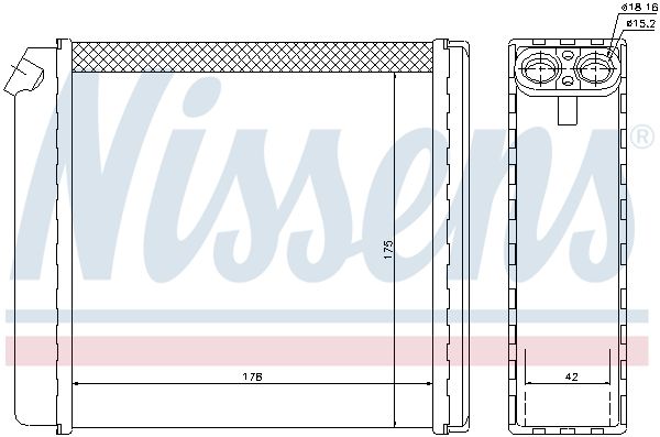 NISSENS Siltummainis, Salona apsilde 72636