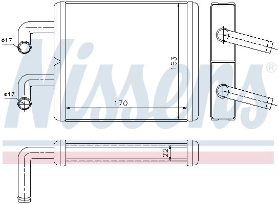 NISSENS Siltummainis, Salona apsilde 77510