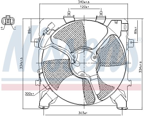 NISSENS Ventilators, Motora dzesēšanas sistēma 85045