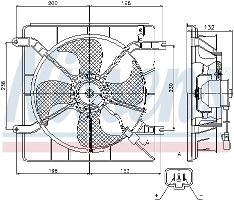 NISSENS Ventilators, Motora dzesēšanas sistēma 85046