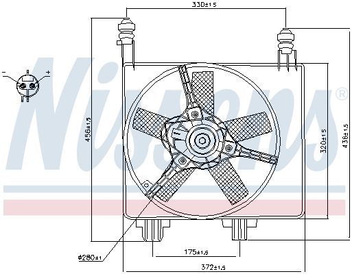 NISSENS Ventilators, Motora dzesēšanas sistēma 85056