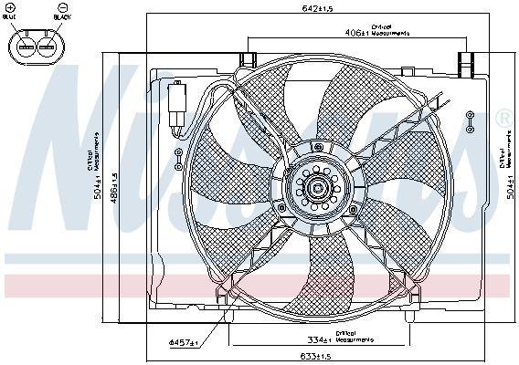 NISSENS Ventilators, Motora dzesēšanas sistēma 85290