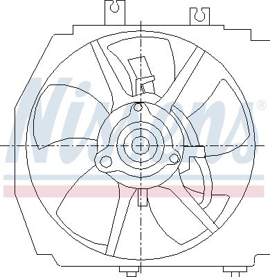 NISSENS Ventilators, Motora dzesēšanas sistēma 85381