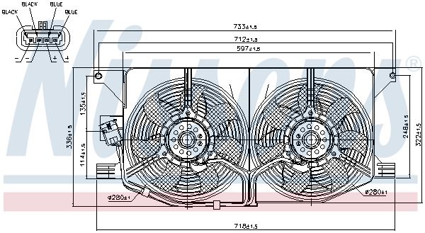 NISSENS Ventilators, Motora dzesēšanas sistēma 85402
