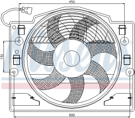 NISSENS Ventilators, Motora dzesēšanas sistēma 85420