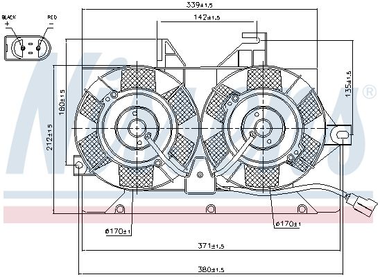 NISSENS Ventilators, Motora dzesēšanas sistēma 85425
