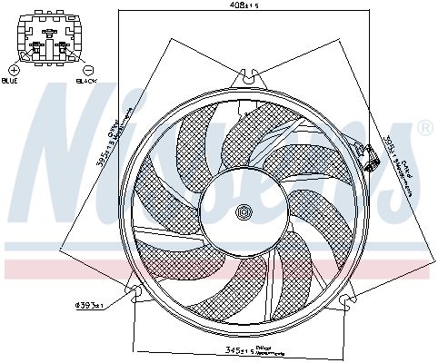 NISSENS Ventilators, Motora dzesēšanas sistēma 85671