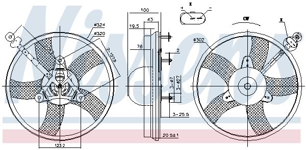 NISSENS Ventilators, Motora dzesēšanas sistēma 85759
