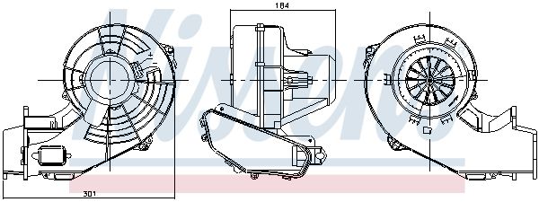 NISSENS Salona ventilators 87247