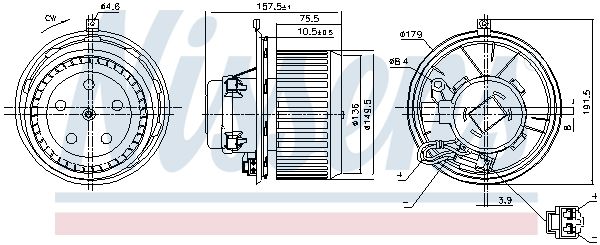 NISSENS Salona ventilators 87480