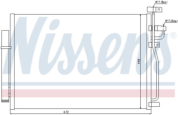 NISSENS Kondensators, Gaisa kond. sistēma 940010