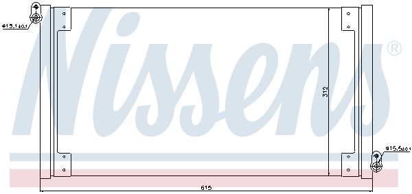 NISSENS Kondensators, Gaisa kond. sistēma 940025