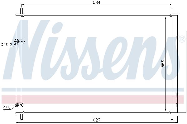 NISSENS Kondensators, Gaisa kond. sistēma 940037