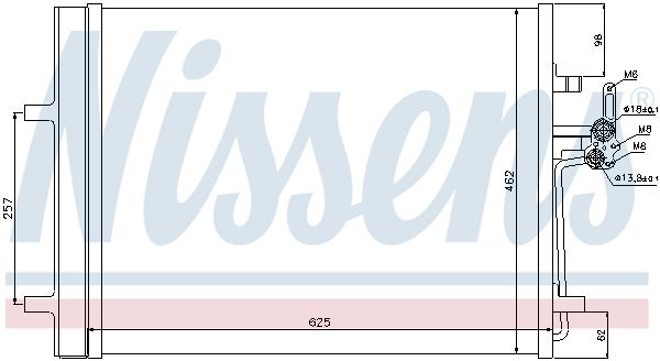 NISSENS Kondensators, Gaisa kond. sistēma 940044