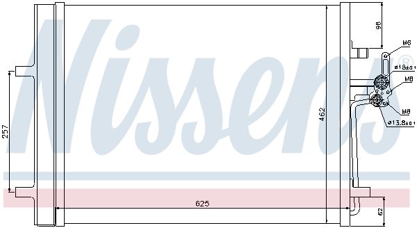 NISSENS Kondensators, Gaisa kond. sistēma 940088