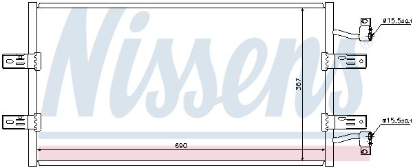 NISSENS Kondensators, Gaisa kond. sistēma 940119