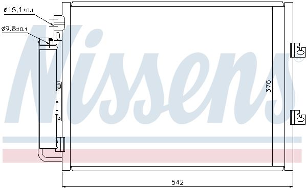 NISSENS Kondensators, Gaisa kond. sistēma 940126