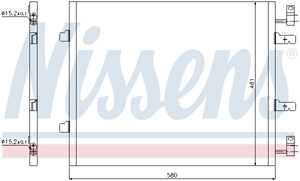 NISSENS Kondensators, Gaisa kond. sistēma 940147