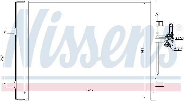 NISSENS Kondensators, Gaisa kond. sistēma 940155