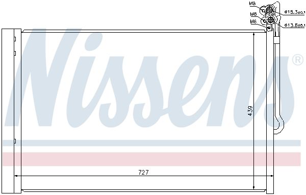 NISSENS Kondensators, Gaisa kond. sistēma 940157