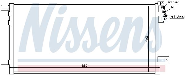 NISSENS Kondensators, Gaisa kond. sistēma 940169