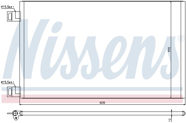 NISSENS Kondensators, Gaisa kond. sistēma 940184