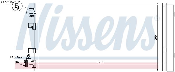 NISSENS Kondensators, Gaisa kond. sistēma 940195