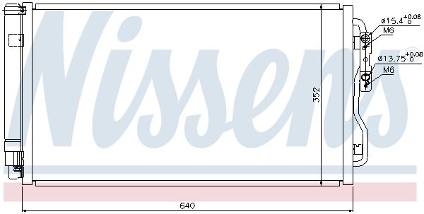 NISSENS Kondensators, Gaisa kond. sistēma 940236