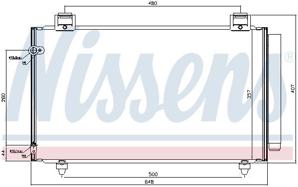 NISSENS Kondensators, Gaisa kond. sistēma 940318
