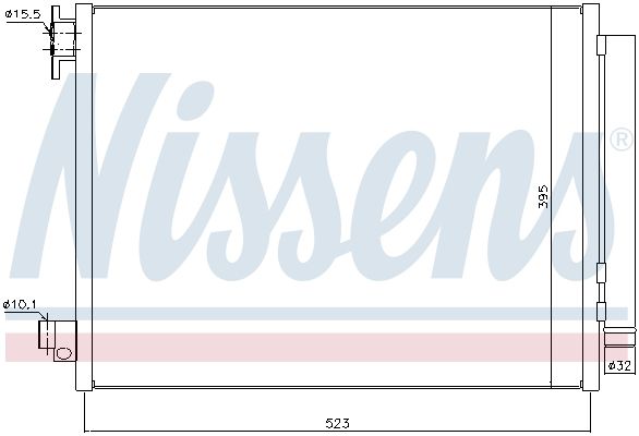 NISSENS Kondensators, Gaisa kond. sistēma 940321