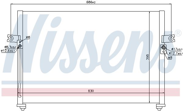 NISSENS Kondensators, Gaisa kond. sistēma 94038