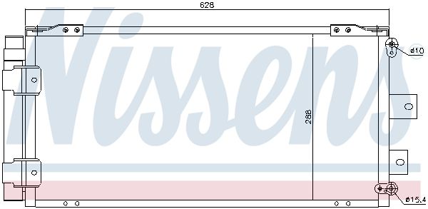 NISSENS Конденсатор, кондиционер 940421