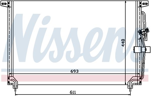 NISSENS Kondensators, Gaisa kond. sistēma 94232