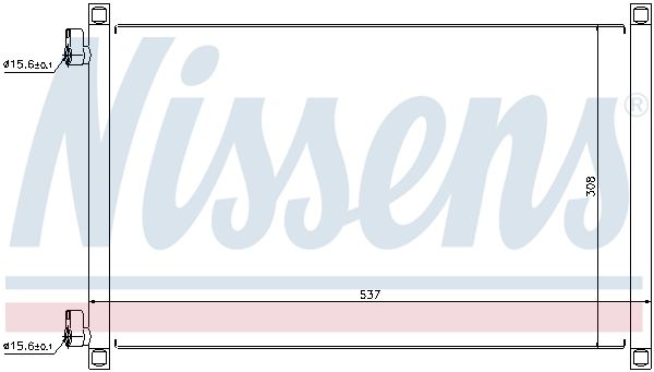 NISSENS Kondensators, Gaisa kond. sistēma 94533