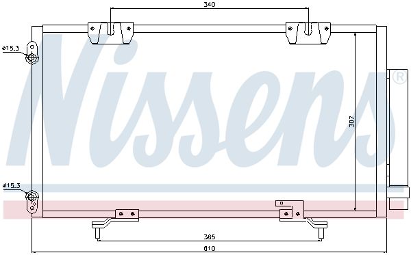 NISSENS Kondensators, Gaisa kond. sistēma 94540