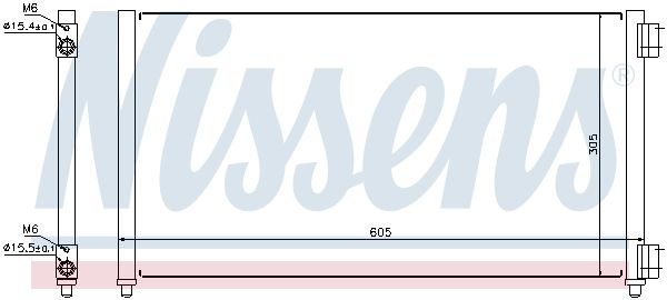 NISSENS Kondensators, Gaisa kond. sistēma 94633