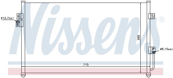 NISSENS Kondensators, Gaisa kond. sistēma 94634