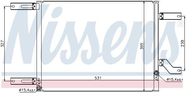 NISSENS Kondensators, Gaisa kond. sistēma 94666