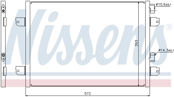 NISSENS Kondensators, Gaisa kond. sistēma 94673