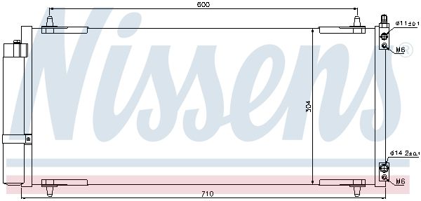 NISSENS Kondensators, Gaisa kond. sistēma 94830