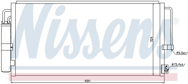 NISSENS Kondensators, Gaisa kond. sistēma 94884