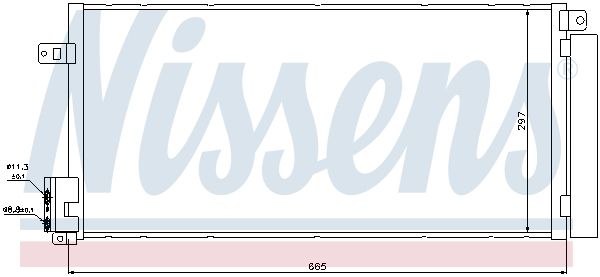 NISSENS Kondensators, Gaisa kond. sistēma 94899