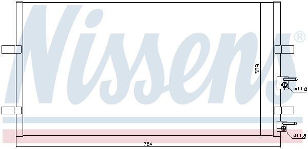 NISSENS Kondensators, Gaisa kond. sistēma 94915