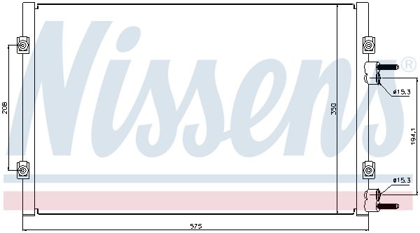 NISSENS Kondensators, Gaisa kond. sistēma 94928