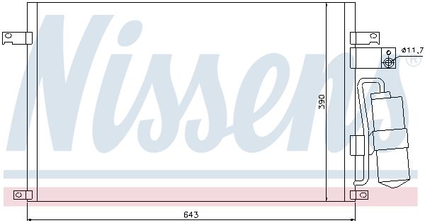 NISSENS Kondensators, Gaisa kond. sistēma 94978