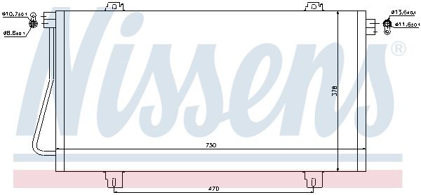 NISSENS Kondensators, Gaisa kond. sistēma 94989