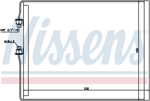 NISSENS Kondensators, Gaisa kond. sistēma 94990