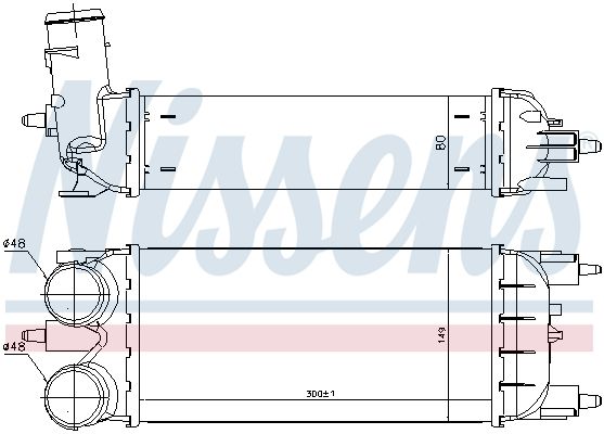 NISSENS Интеркулер 96437