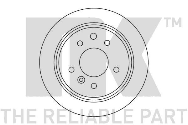 NK Тормозной диск 201217